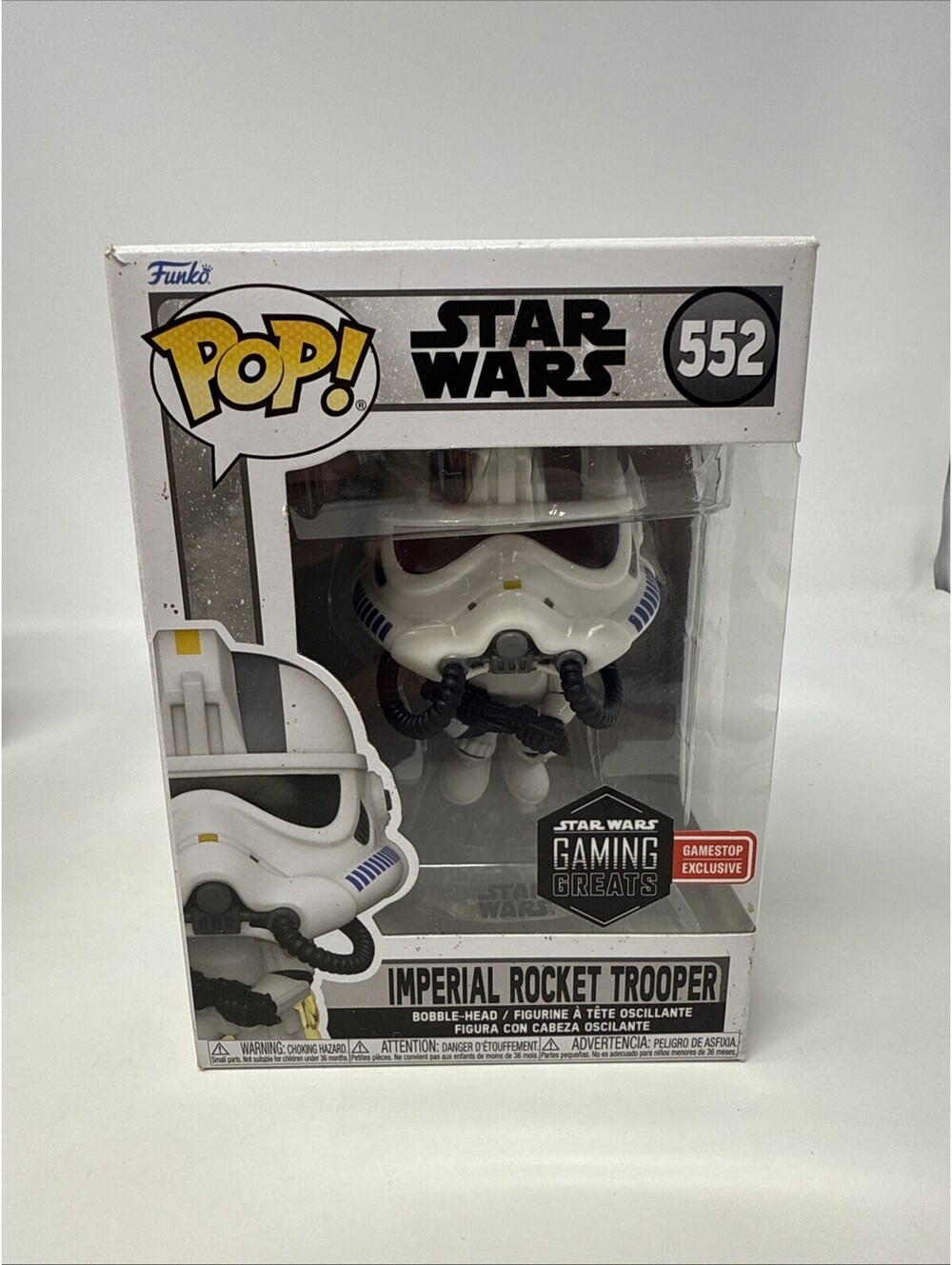 Funko Pop! Star Wars Imperial Rocket Trooper #552 GameStop Exclusive